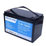 Εργοστασιακή τιμή Deep Cycle Solar RV Caravan Marine 12 volt Μπαταρίες ιόντων λιθίου 12V 100ah Μπαταρία LiFePO4