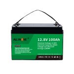 Εργοστασιακά προσαρμοσμένη ισχύς 12V 100AH LiFePO4 Φωσφορικό σίδηρο λιθίου βαθύ κύκλο Μπαταρίες θαλάσσιου ηλιακού RV μπαταρίες