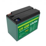 Συντήρηση προσαρμοσμένη μπαταρία Solar 12v 40ah 42ah Lifepo4 Cell Lifepo4 Πακέτο μπαταρίας με BMS