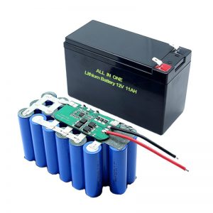 ALL IN ONE 18650 3S5P 12Volt Lithium Battery 11Ah Επαναφορτιζόμενη μπαταρία λιθίου