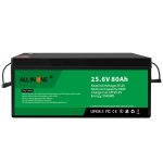25.6V 80Ah ασφάλεια/μεγάλη διάρκεια ζωής μπαταρία LFP για RV/Caravan/UPS/Golf Cart 24V 80Ah